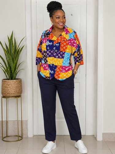Ankara ladies blazer jacket - ankara,