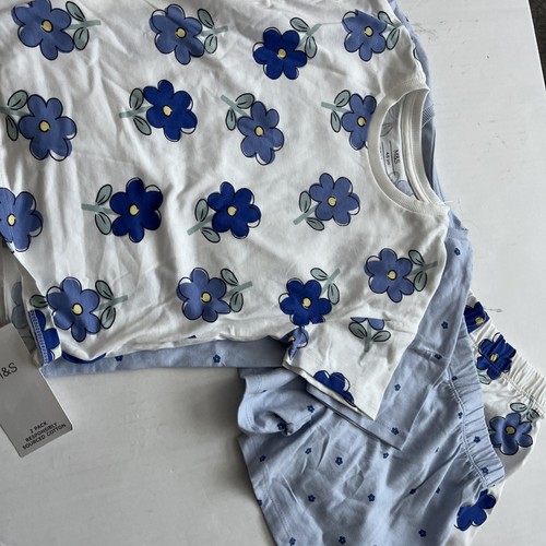 Girls shortie pyjamas - ex, m&s
