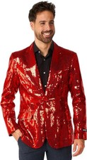 SEQUIN SMOKING ROBE TUXEDO
