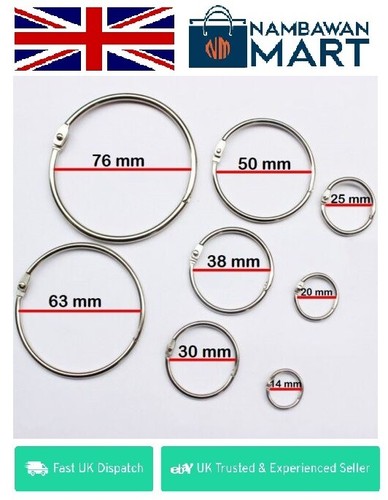 Metal split ring loop - metal,