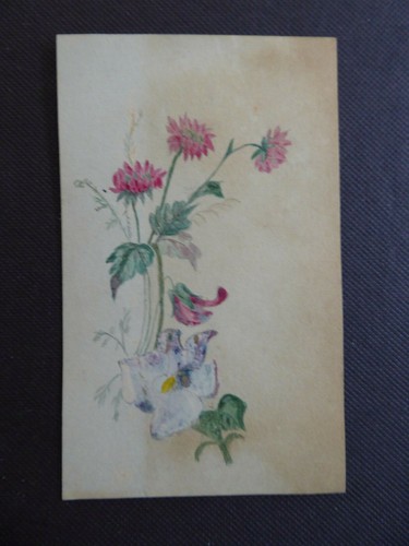 Victorian hand painted - , small