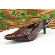 White Mountain Women Sz 6 M Brown Pump Synthetic Shoes Timeless