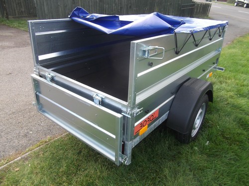 Trailer double side - double, camping