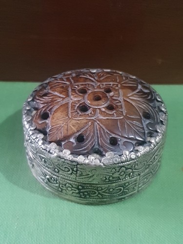 Chinese brown jade mirrored - jade,
