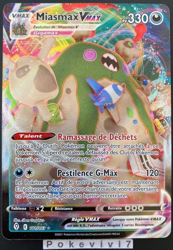 Pokemon card miasmax - card, 101/203