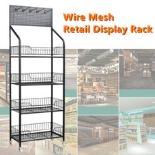 4-tier Wire Mesh Retail