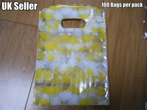 100 clear plastic yellow - 100,