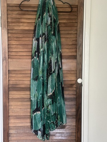 Oliver bonas green gold print - green,