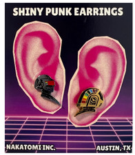 DAFT PUNK EARRINGS Shiny Punk