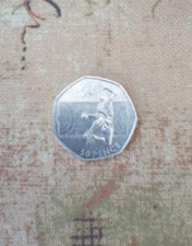 2011 / 2012 London Olympics 50p Coin Handball Queen Elizabeth II