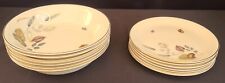 Vintage Retro Alfred Meakin Phantom Rose Set of 6 Bowls and 6 Tea Plates