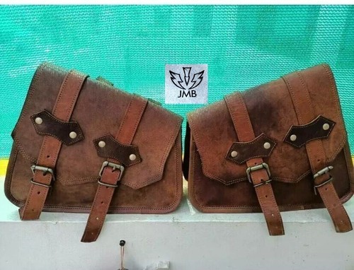 Leather motorcycle saddle - leather,