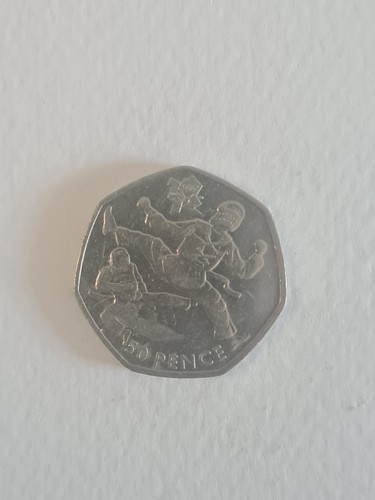 Olympic judo 50p coin - olympic, 2011
