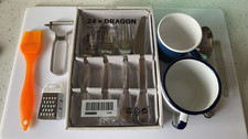 New IKEA Dragon 24-Piece Cutlery Set Stainless Steel with other Tools