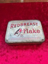 Ogden's Redbreast Flake Tobacco Tin Vintage Medium/Large