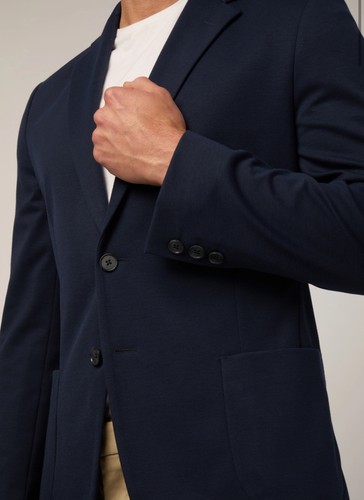 Blue melka jersey blazer - melka,