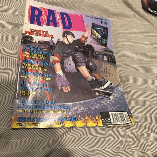 Rad skateboard magazine - skateboard,