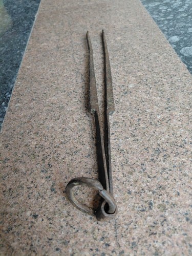 Old vintage hand forged - hand,