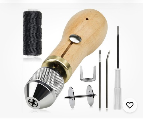 Portable hand sewing awl kit - sewing,