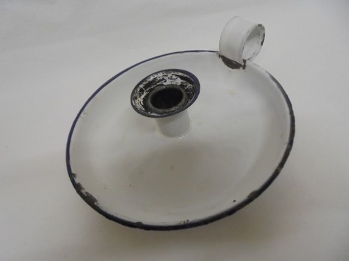 Vintage white blue rim - &,