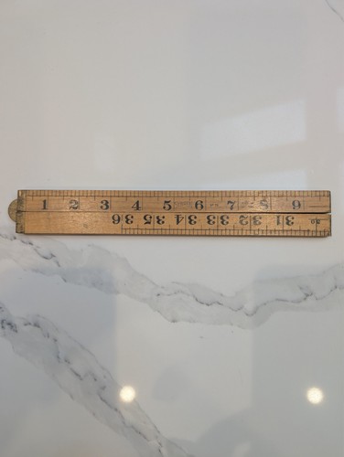 Vintage sybren scale rule - vintage, with