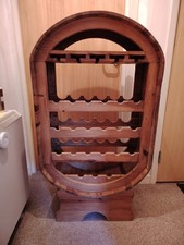 Large Barrel Style Oval Bottle