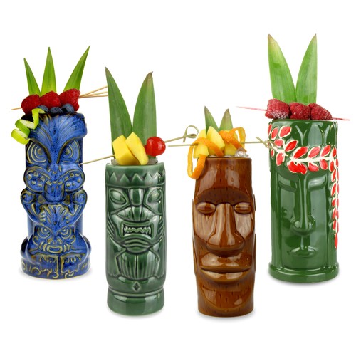 Ceramic beach tiki party pack - ceramic,