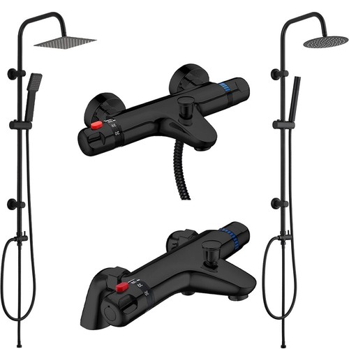 Matte black thermostatic - matte,