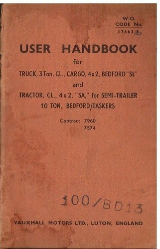 Bedford ton truck - bedford, 3-ton