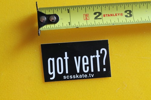 Scs got vert vertical - vert?, half