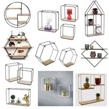 Floating shelf metal Wire wall