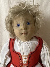 Antique steiff doll - antique, rosa