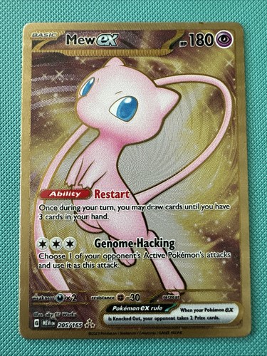 Pokémon mew tcg gold - ex,