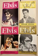 Elvis Presley – Elvis Monthly 4 x Special Magazines 1970’s