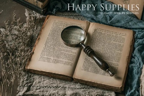 Vintage magnifying glass - vintage,