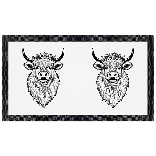 Festive highland cow - 'festive,