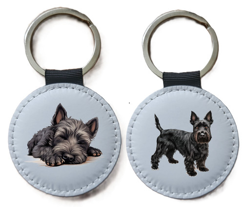 Scottish terrier keyring - scottish,