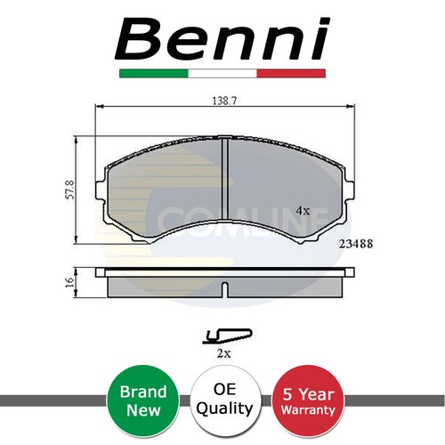 Brake pads set - set, front