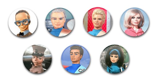 25mm button badges x7 - 25mm,