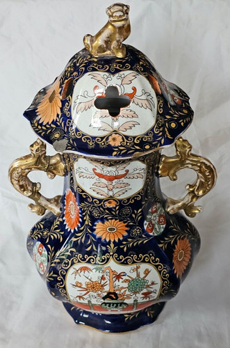 Masons ironstone lidded twin - masons,