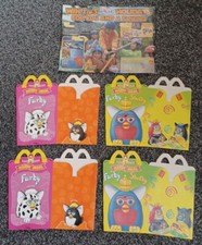 McDonald's Happy Meal Furby Shelby Box Bundle 2000 2001 Collectable Rare May-Lah