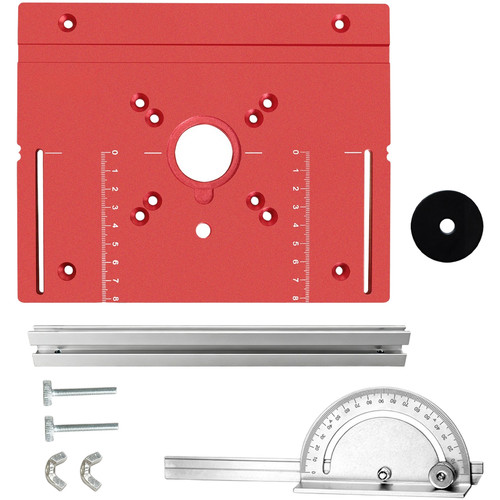 Inverted aluminum plate router - aluminum,