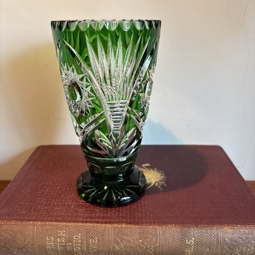 Bohemian cut glass - cut,