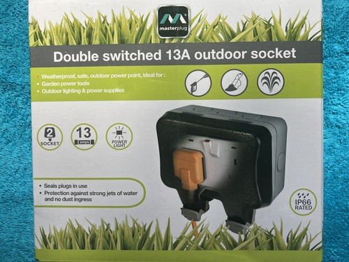 Waterproof double 13a switched - waterproof,