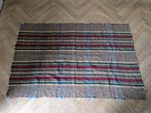 Vintage woven wool - woven, blanket