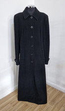 Long Tall Sally Maxi Coat Size 18 Steampunk Full Lengh Winter Wool Cashmere 
