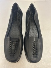 FOOTGLOVE LADIES BLACK WIDEFIT