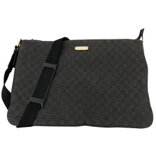Gucci Men's GG Supreme Messenger Bag Black