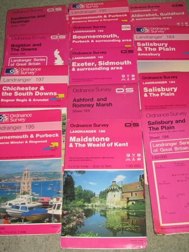 Ordnance survey landranger - survey,