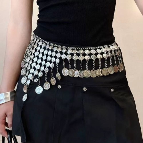 Gold belly dance waist - belly,